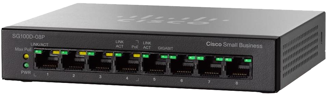 Switch Cisco 8p SG100D-08-EU