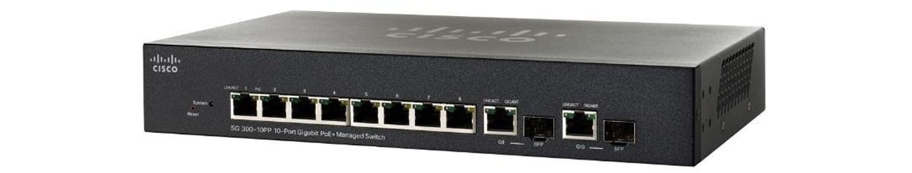 Cisco 10p SG300-10PP-K9-EU (8x10/100/1000Mbit 2xCombo) - Switche ...