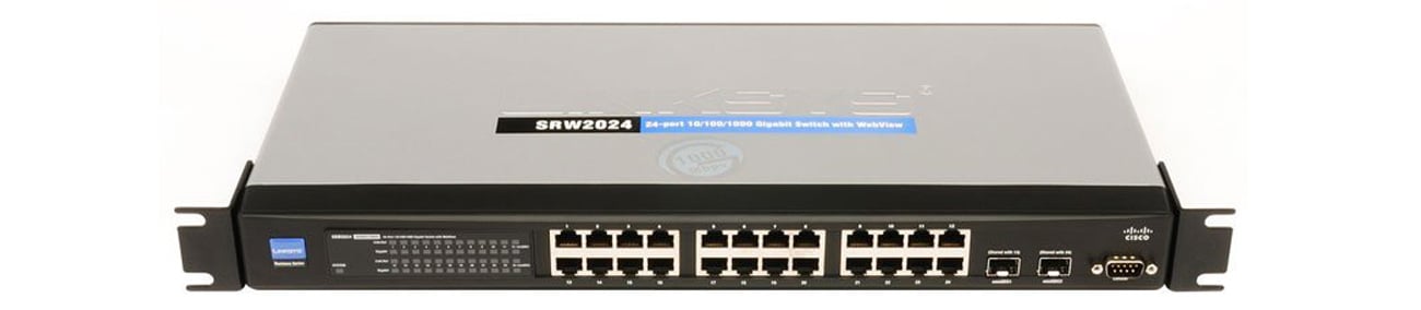 Switch Cisco 28p SRW2024P-K9