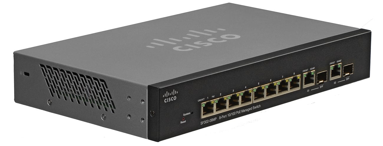 Switch Cisco 10p SRW208MP-K9-EU