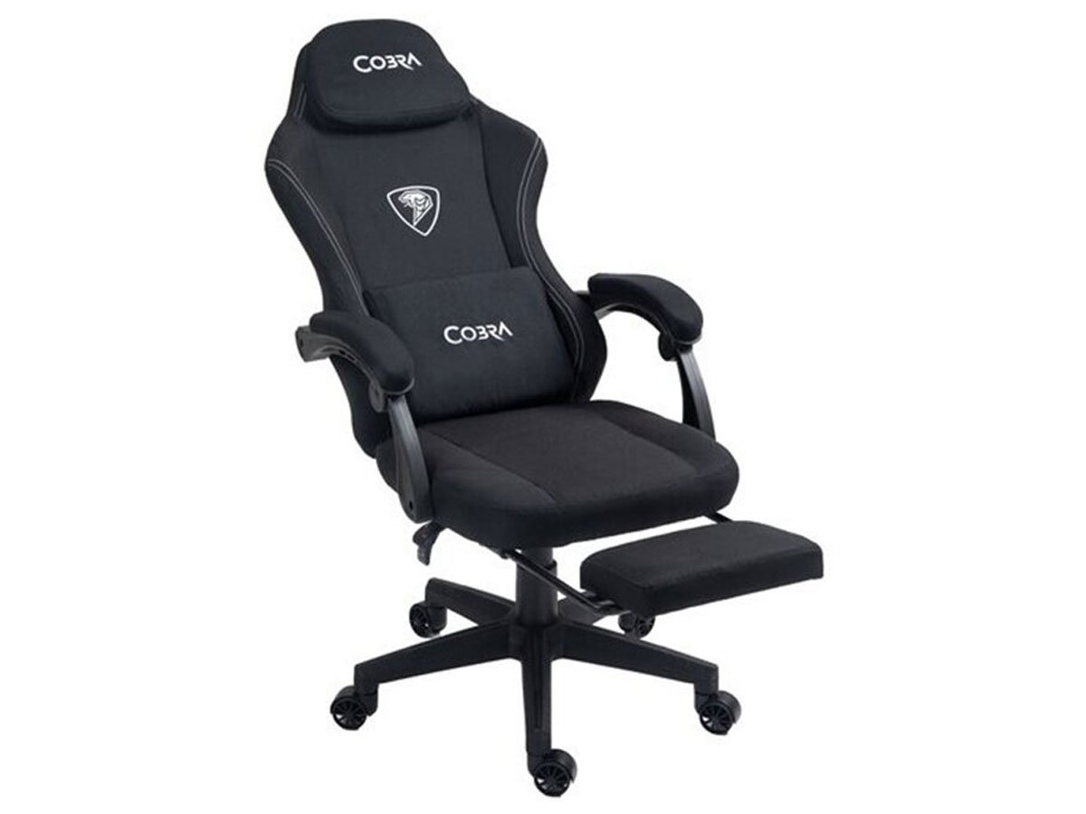 Fotel gamingowy Cobra Player 5.0 CRF53BK - Widok od przodu pod kątem