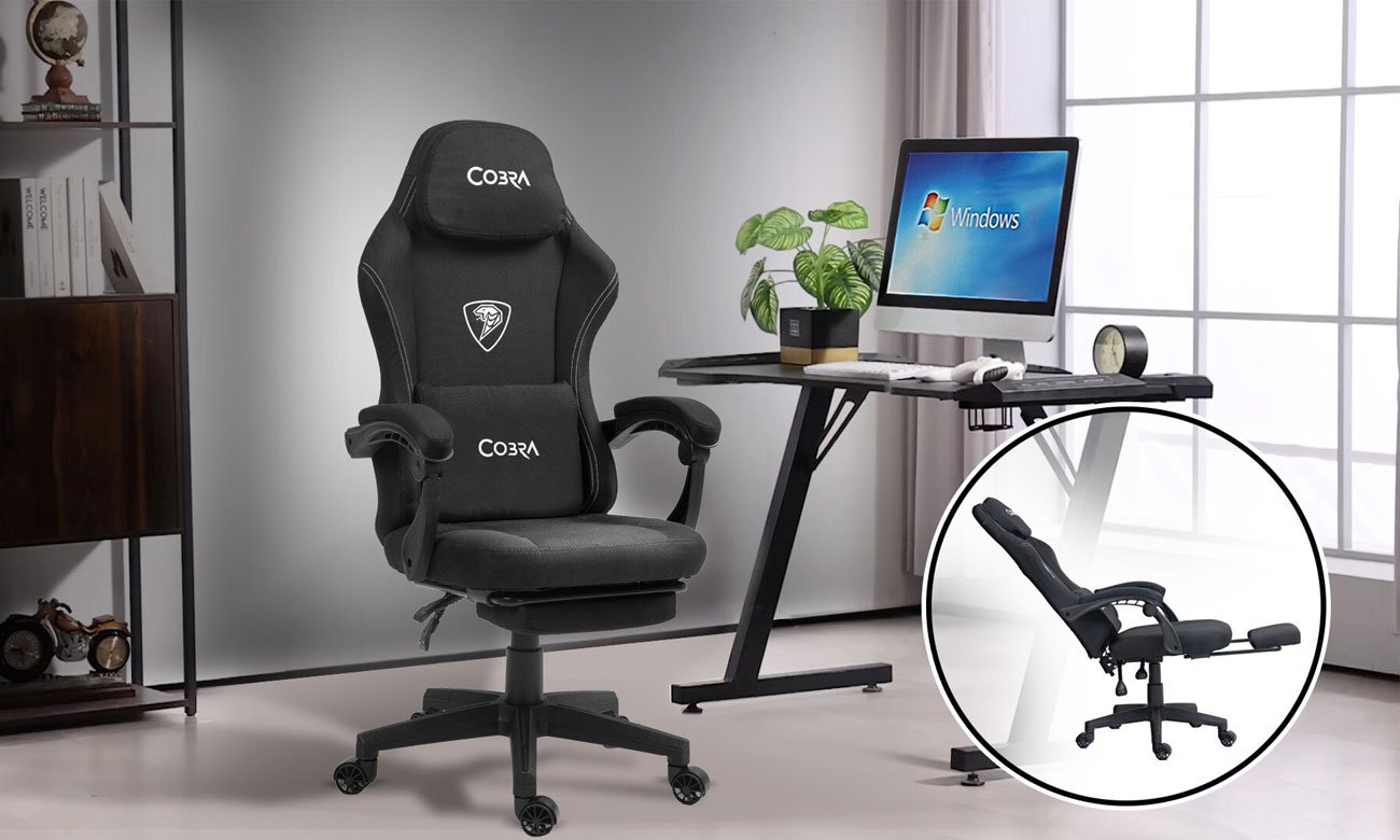 Fotel gamingowy Cobra Player 5.0 CRF53BK - Grafika lifestyle