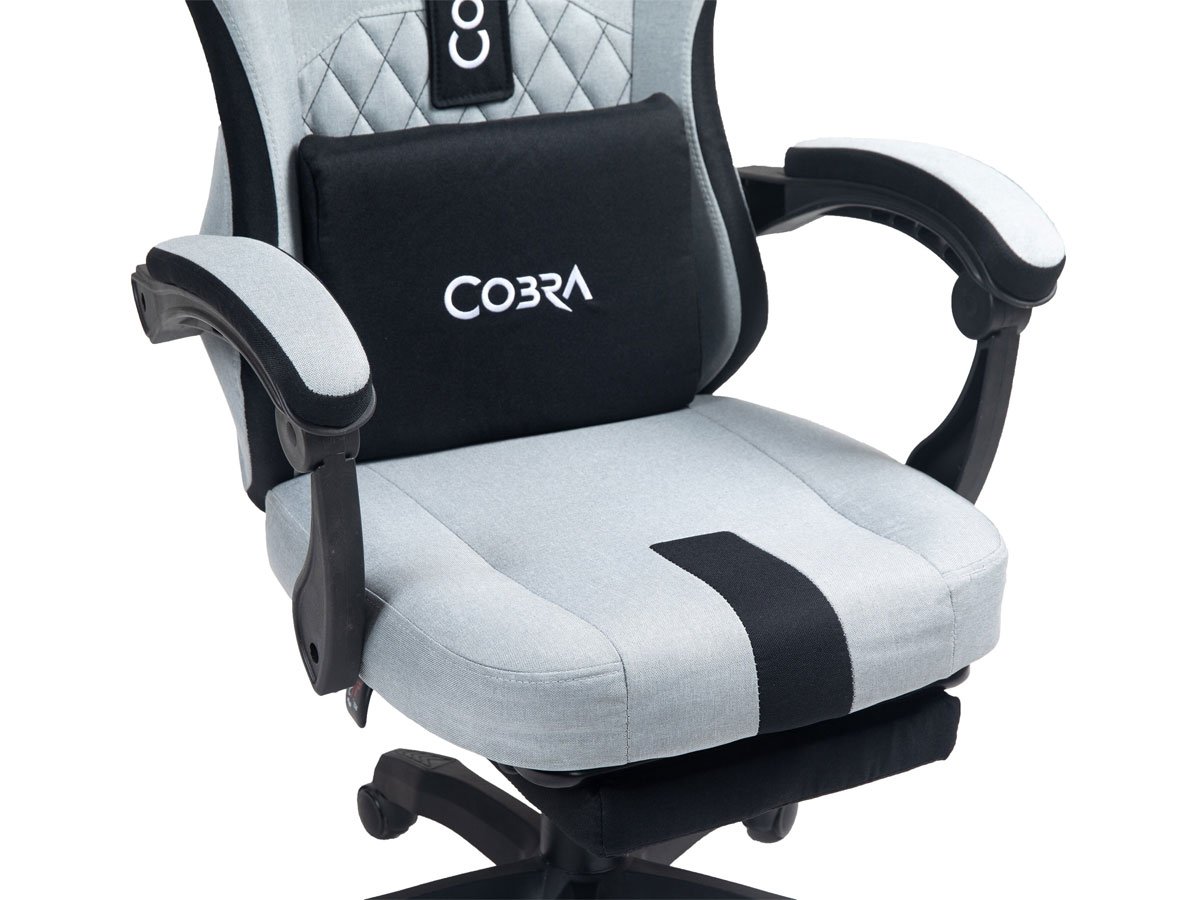 Fotel gamingowy Cobra Player 5.0 CRF55GR - Zbliżenie na siedzisko