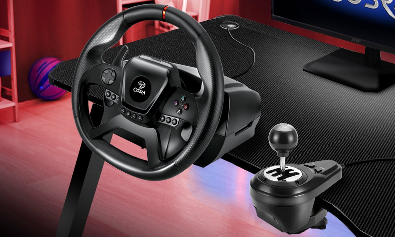 Kierownica Cobra GT987 Force Feedback - Grafika lifestyle