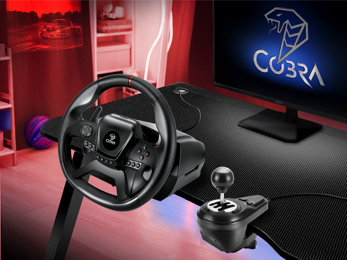 Kierownica Cobra GT987 Force Feedback - Grafika lifestyle