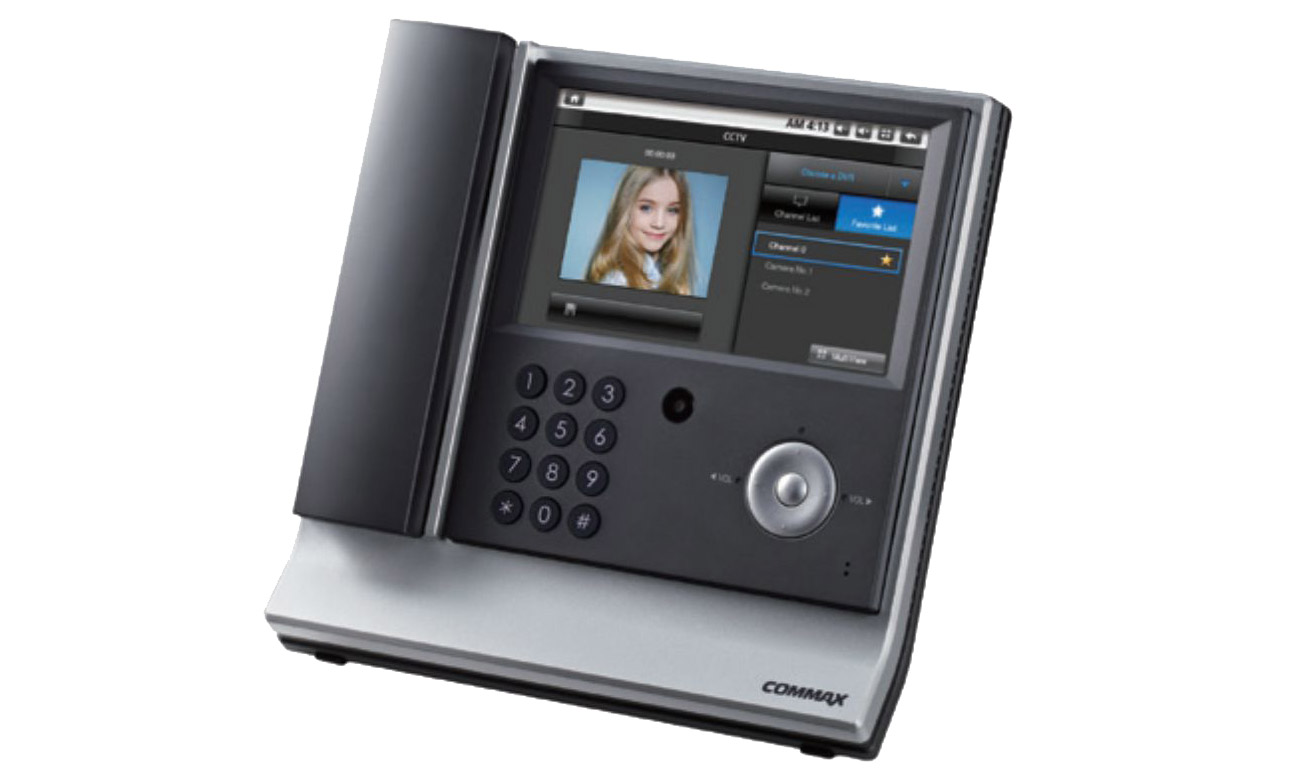 Stacja portierska IP Commax CIOT-G700M - Widok od przodu pod kątem
