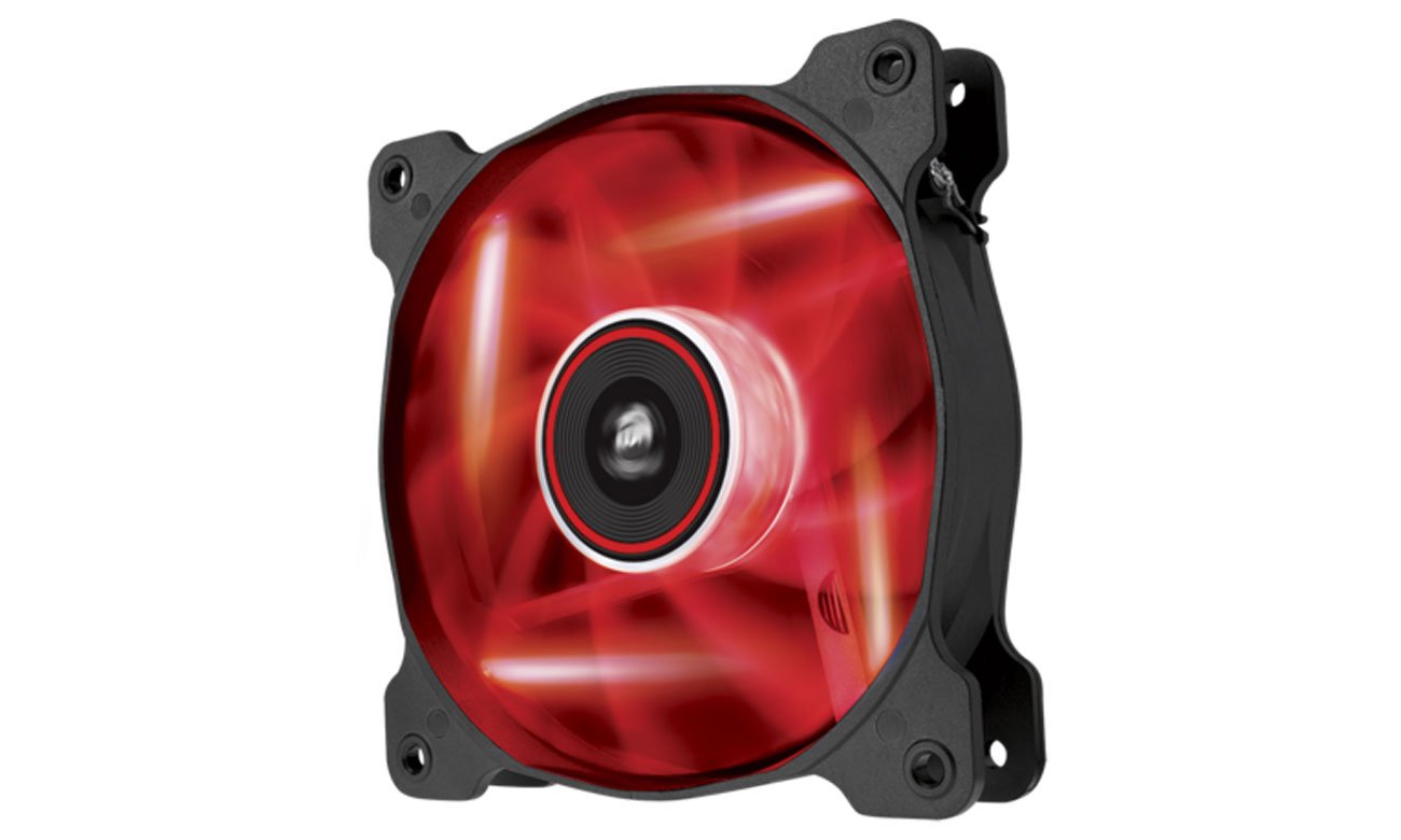 Corsair Air Series™ AF120 LED Wysoki przepływ powietrza, niski poziom hałasu