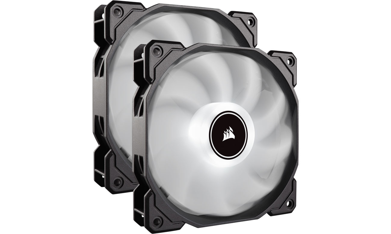 Wentylator do komputera Corsair AF140 LED 2018 White Dual Pack