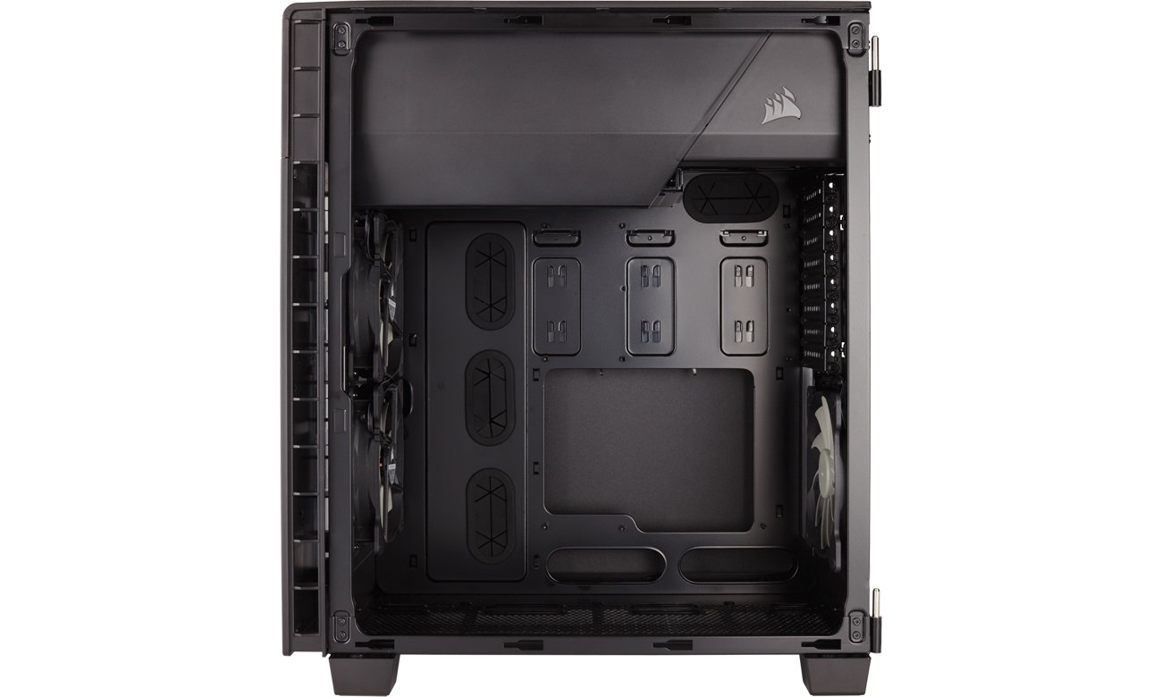 Corsair Carbide Clear 600C Inverse Case wnętrze