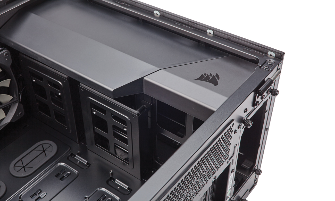Corsair Carbide Clear 600C Inverse Case zatoki na napędy