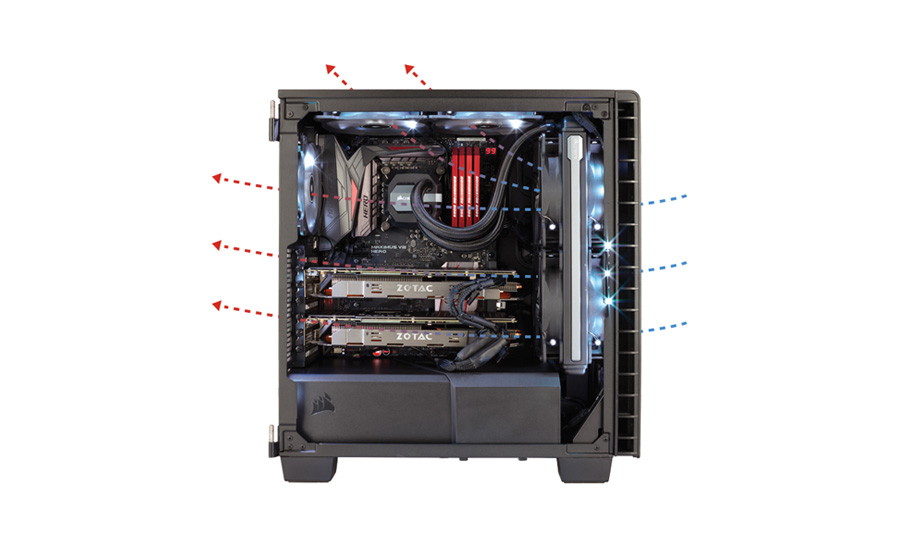 Obudowa Micro ATX/BTX Corsair CARBIDE QUIET 400Q CASE czarna CC-9011082-WW