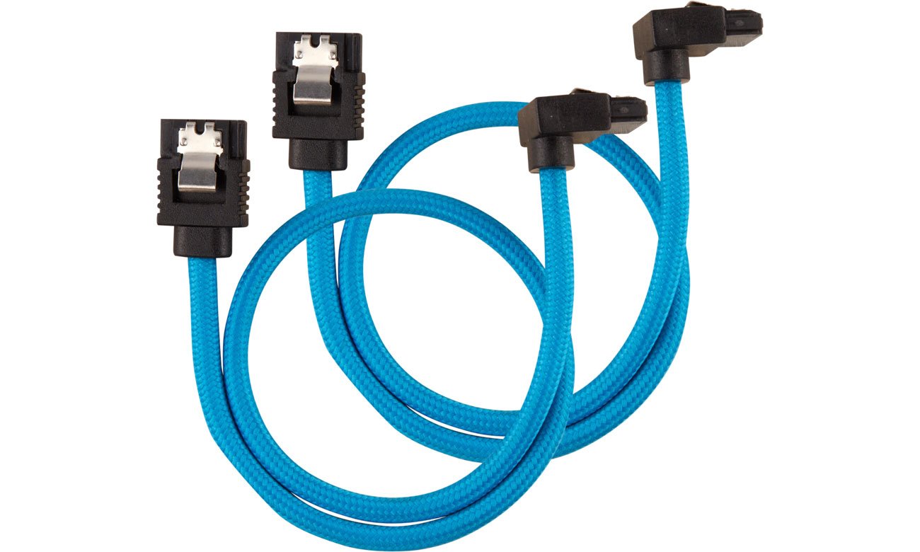 Corsair Premium Kable SATA niebieskie