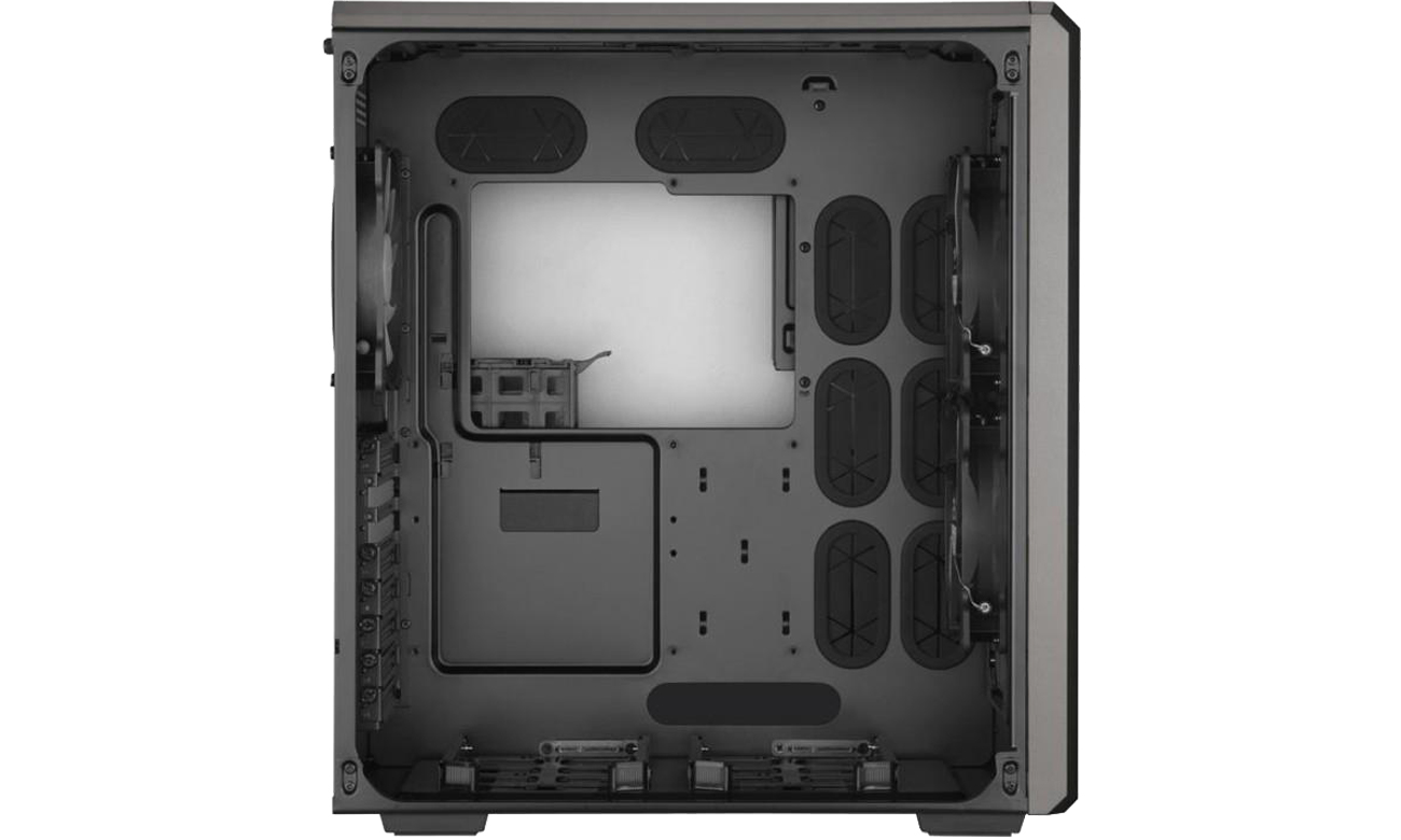 Corsair Carbide Air 540 Cube Case Steel Silver wnętrze