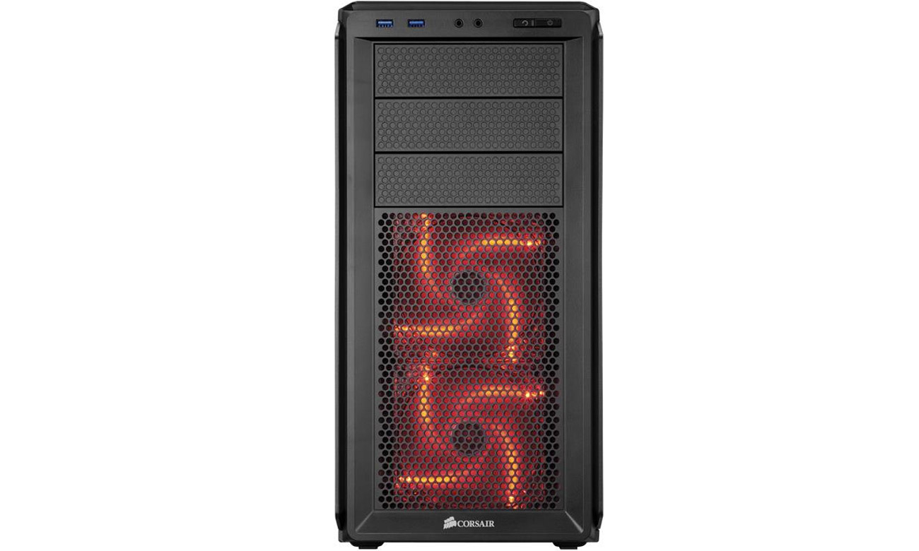 Corsair Graphite Series 230T czarna wydajne chłodzenie oraz diody LED