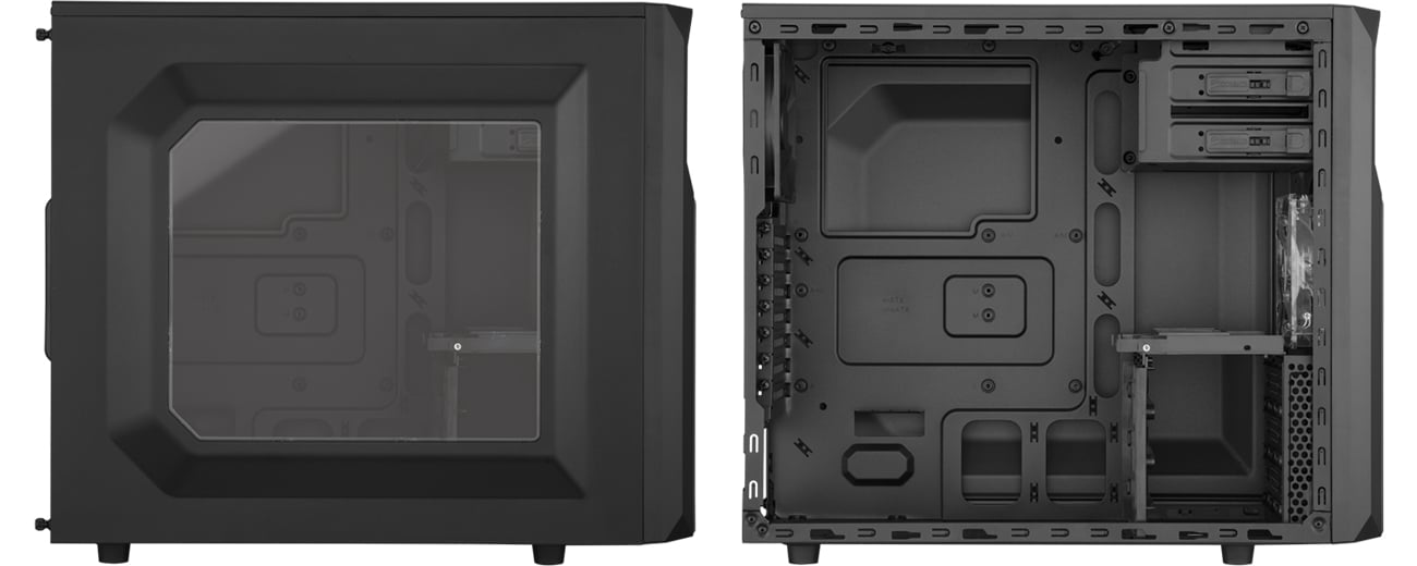 Corsair CARBIDE SERIES SPEC-02 okno i wnętrze