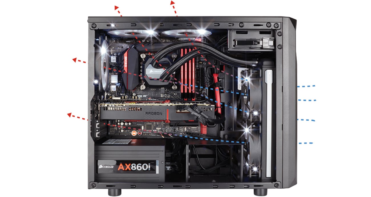 Obudowa Corsair CARBIDE SPEC-M2 GAMING CASE - kompaktowy rozmiar