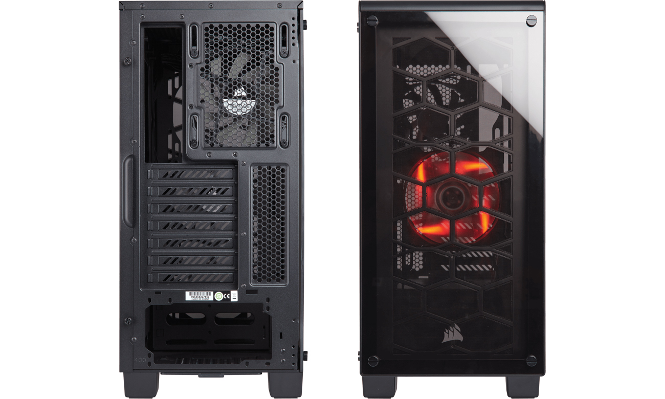 Corsair Crystal Series 460X przód i tył