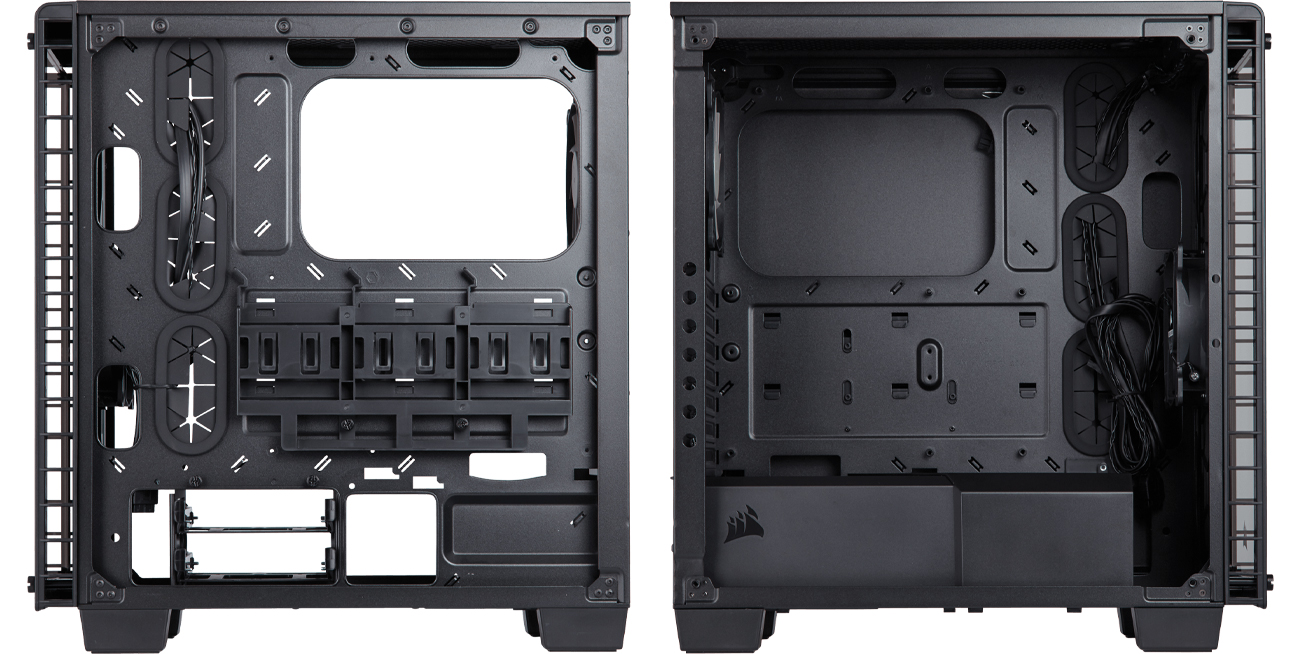 Corsair Crystal Series 460X wnętrze