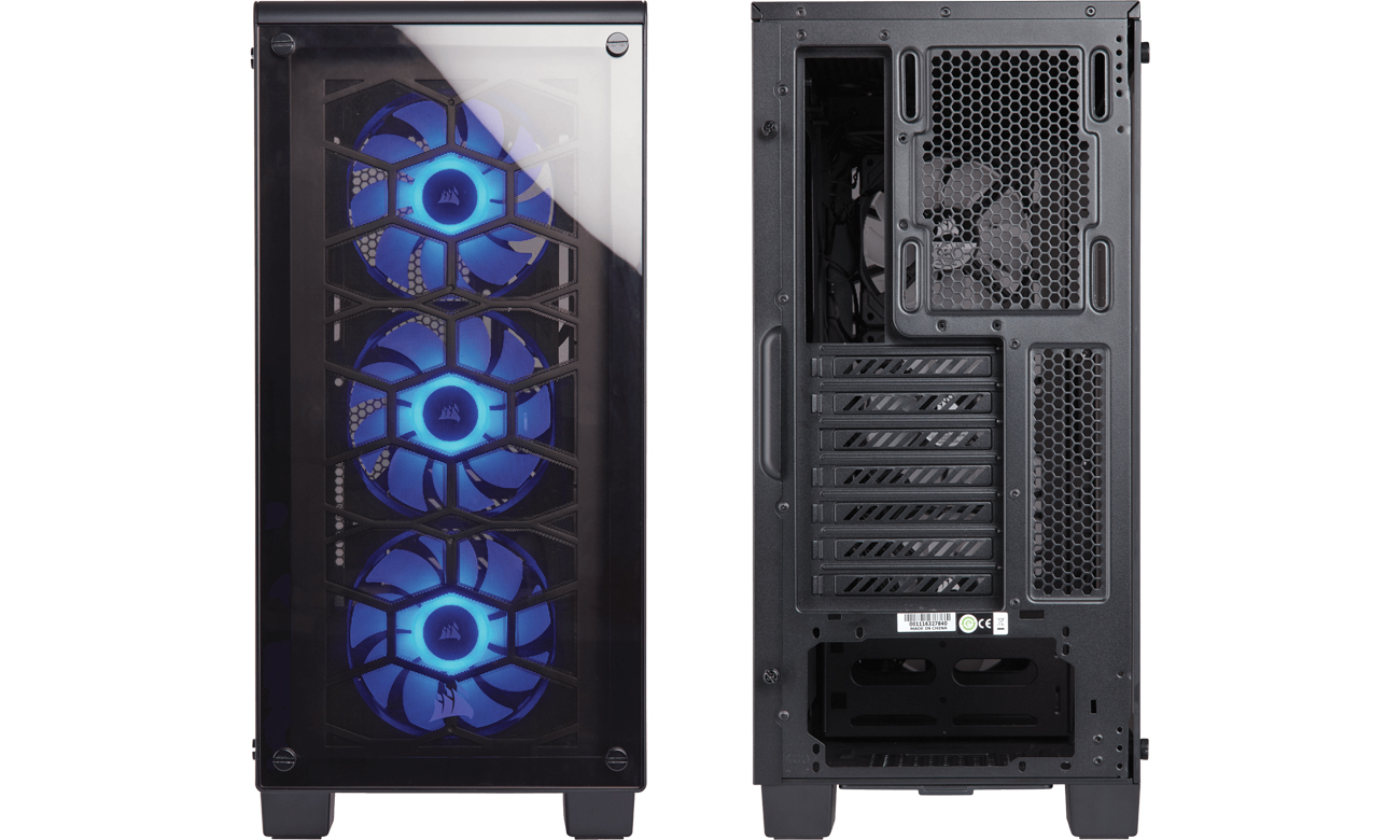 Corsair Crystal Series 460X RGB przód i tył