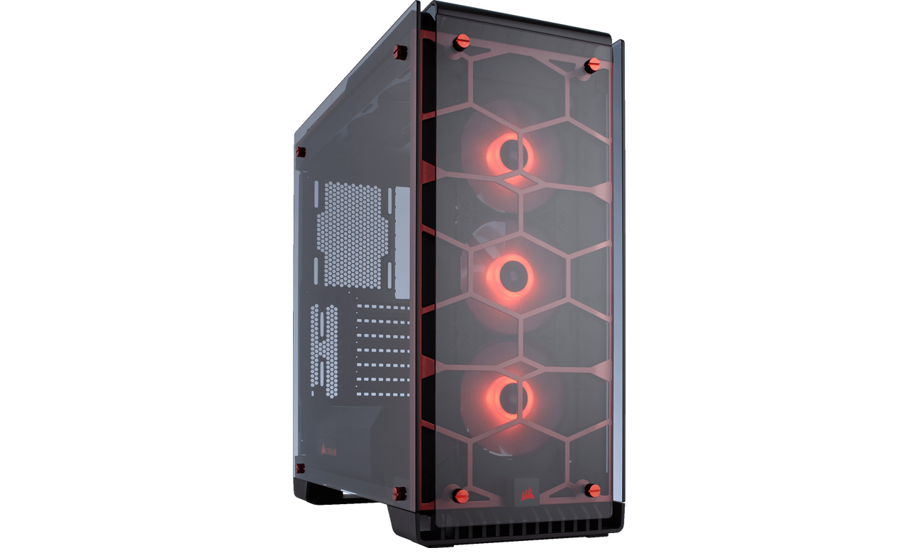 Corsair Crystal 570X RGB czerwona