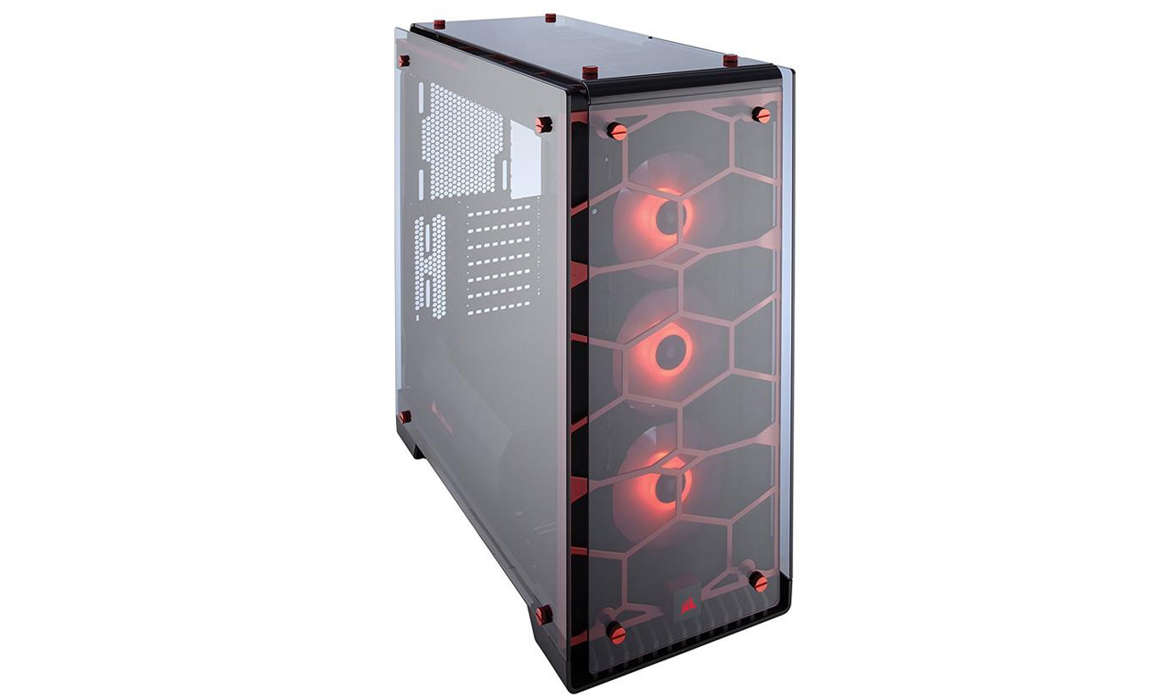 Corsair Crystal 570X RGB czerwona