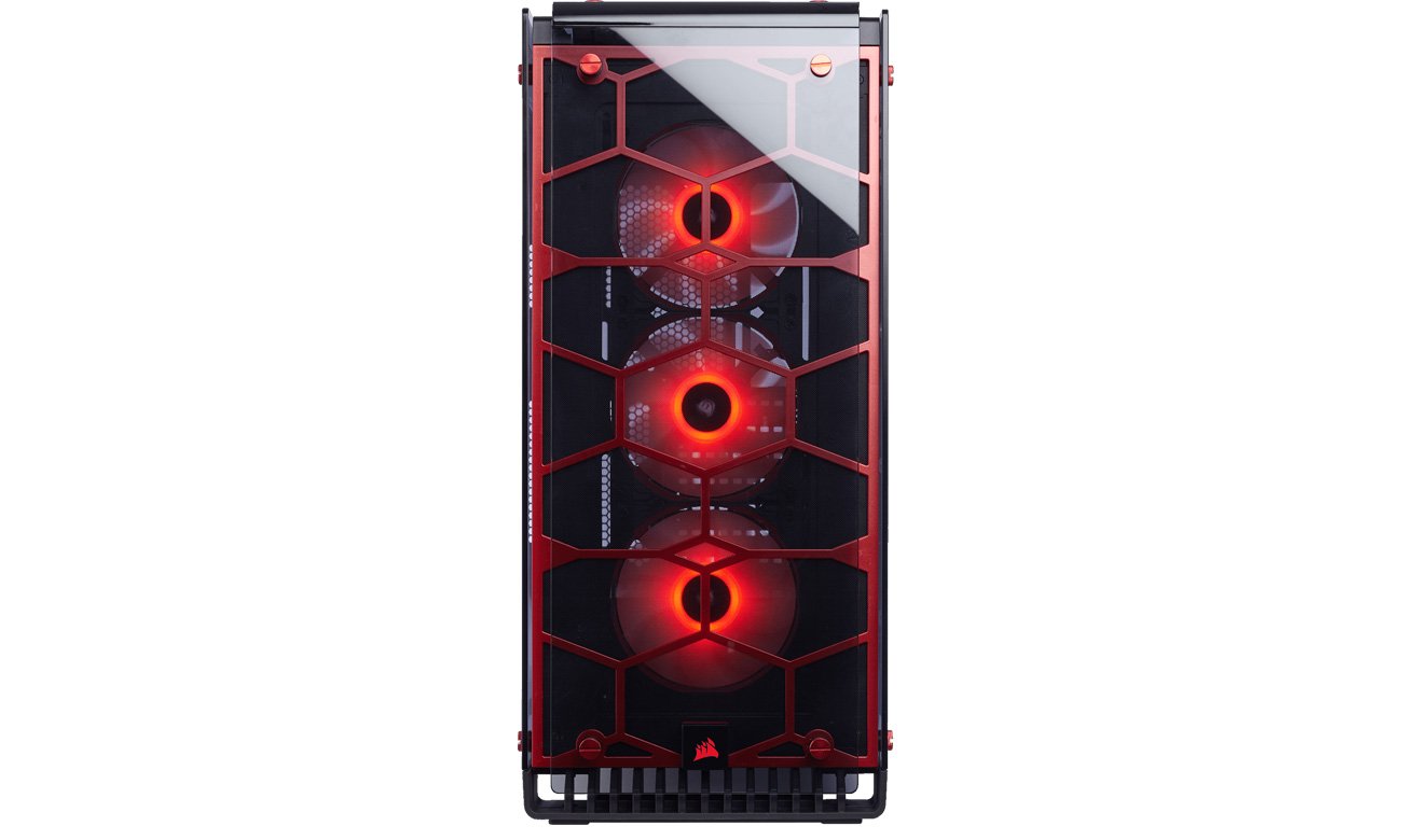 Corsair Crystal 570X RGB czerwona