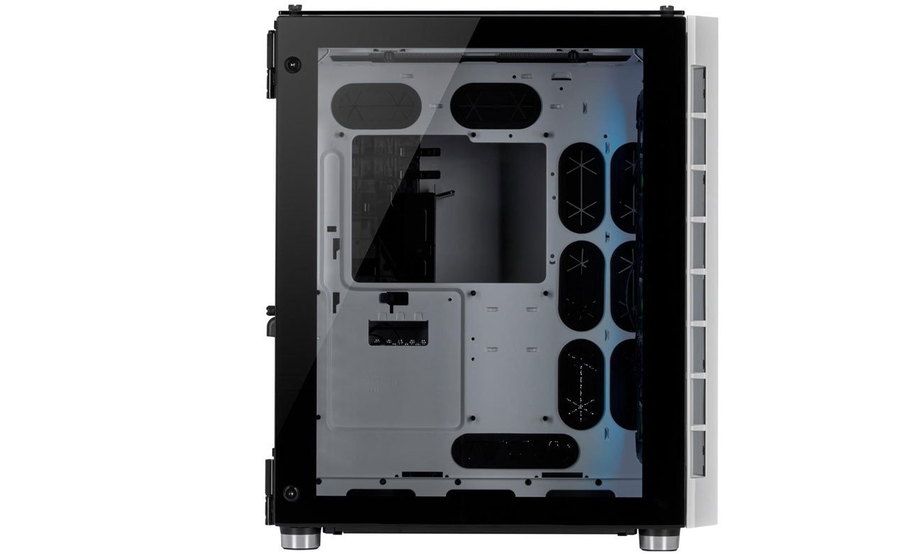 Corsair Crystal Series 680X RGB High Airflow TG White wnętrze