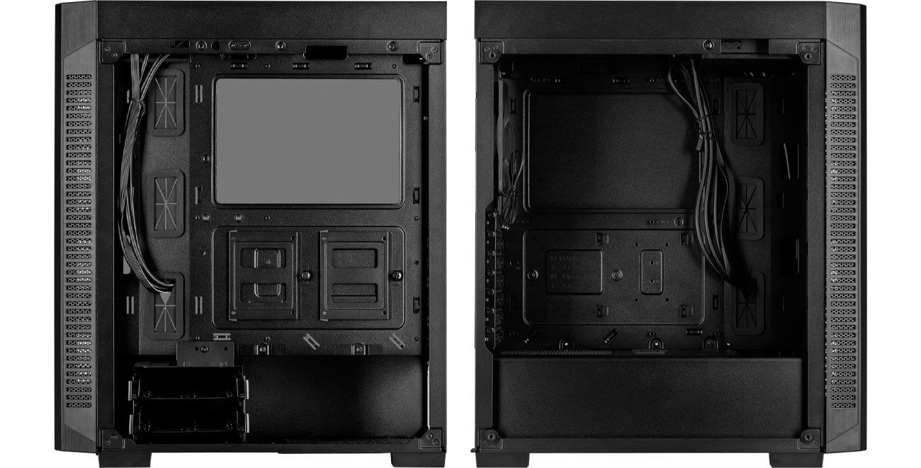 Corsair 110R Tempered Glass - Wnętrze