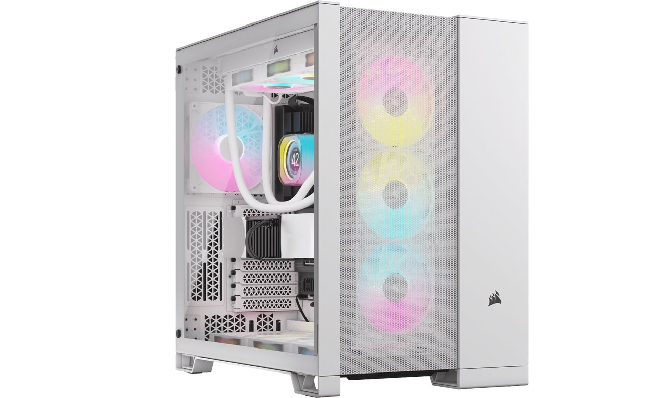 Cosair 6500D Airflow podświetlone materiały