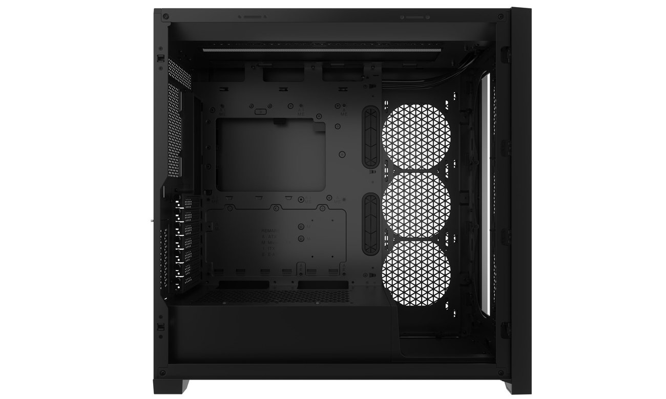 Obudowa Corsair 5000D CORE TG Airflow wnętrze