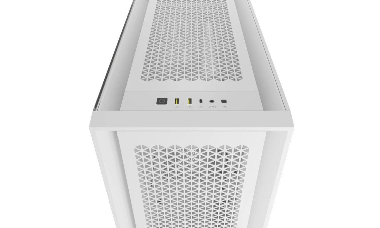 Corsair 5000D CORE TG Airflow Gehäuse Anschlüsse