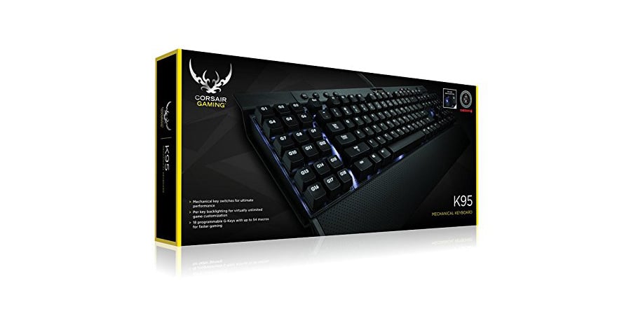 Corsair K95 Gaming Cherry MX Red aluminiowa obudowa
