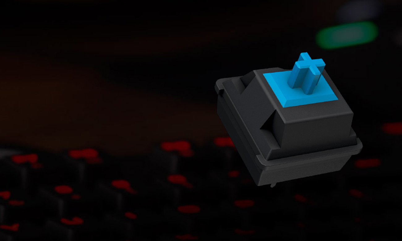 Corsair STRAFE przełączniki Cherry MX Blue