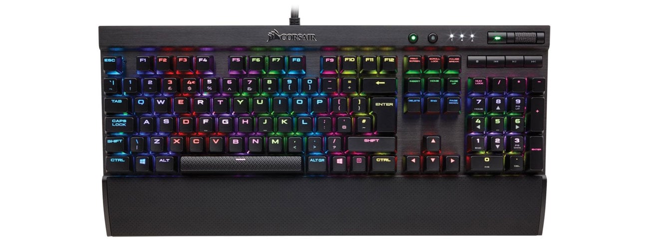 Corsair K70 LUX zaawansowane sterowanie oświetleniem