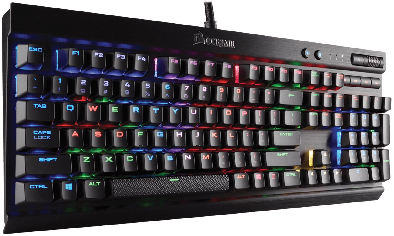 Corsair K70 Lux Widok z przodu