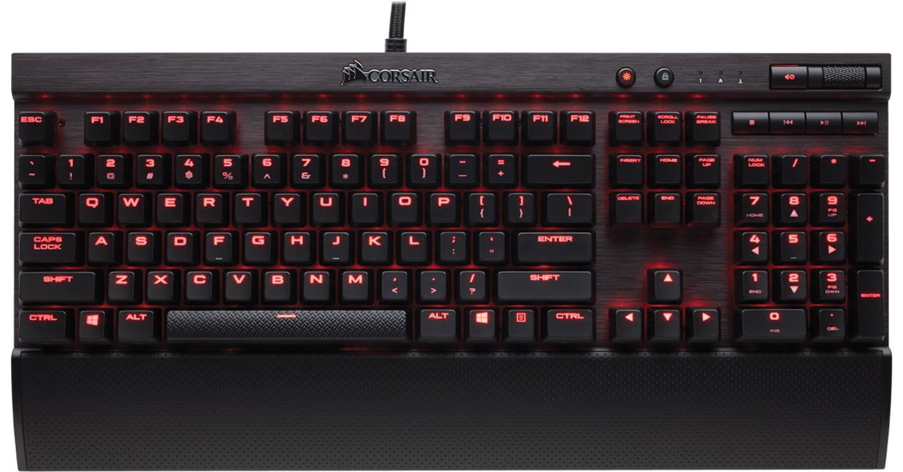Corsair K70 LUX obudowa multimedialne przyciski