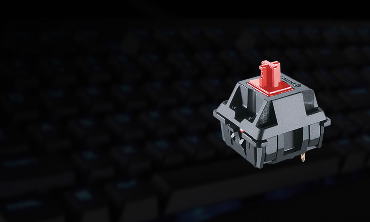 Corsair K70 LUX Przełączniki Cherry MX Red