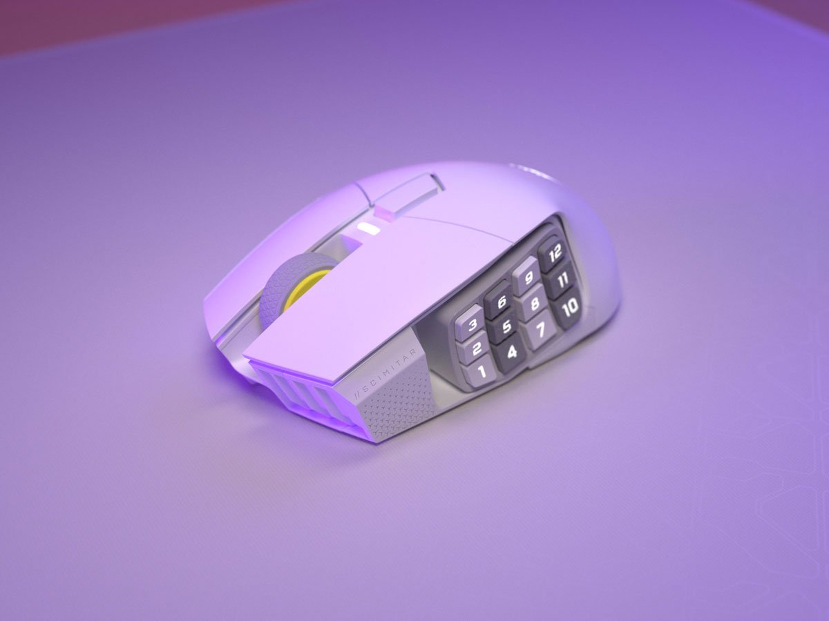 Corsair SCIMITAR ELITE WL SE - White