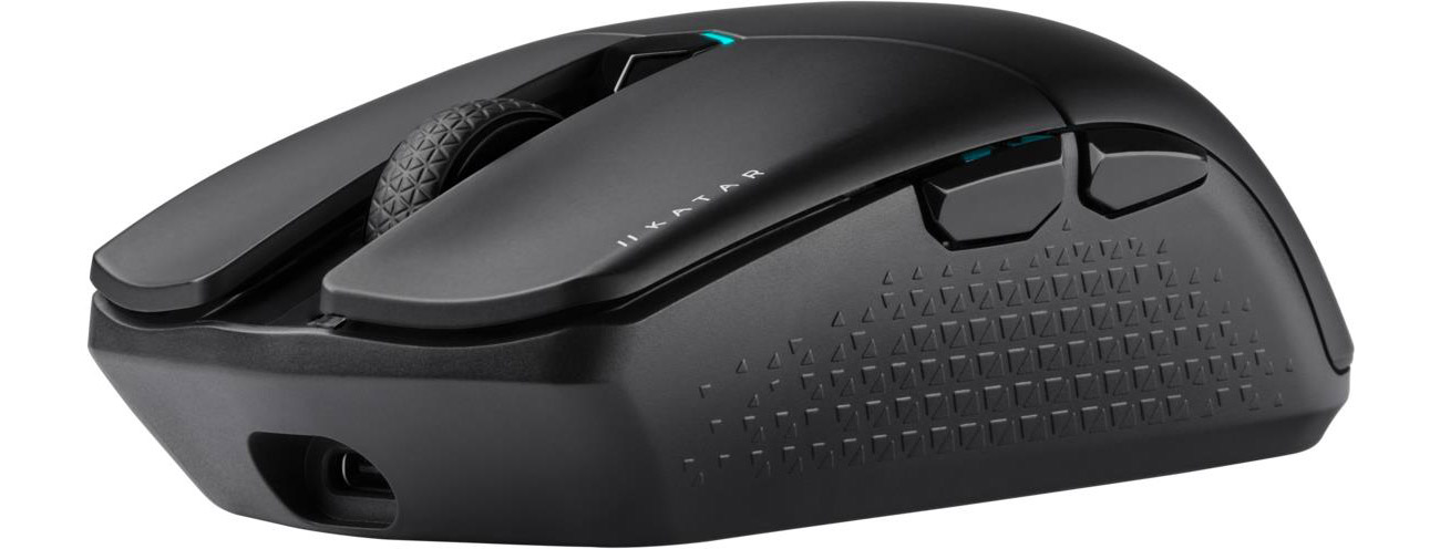 Corsair Katar Elite Wireless widok z boku pod kątem