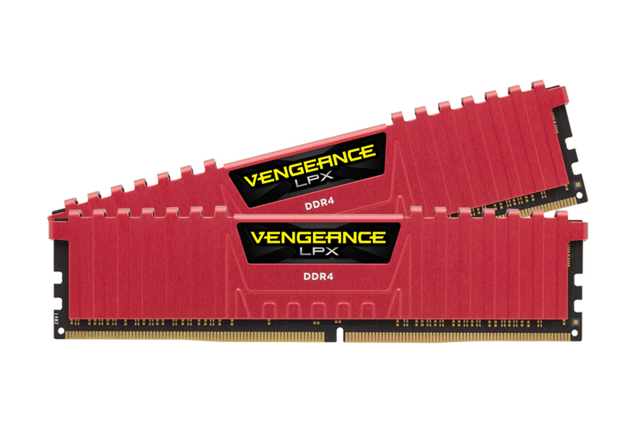 Pamięć DDR4 Corsair 16GB 2400MHz Vengeance LPX RED CL16