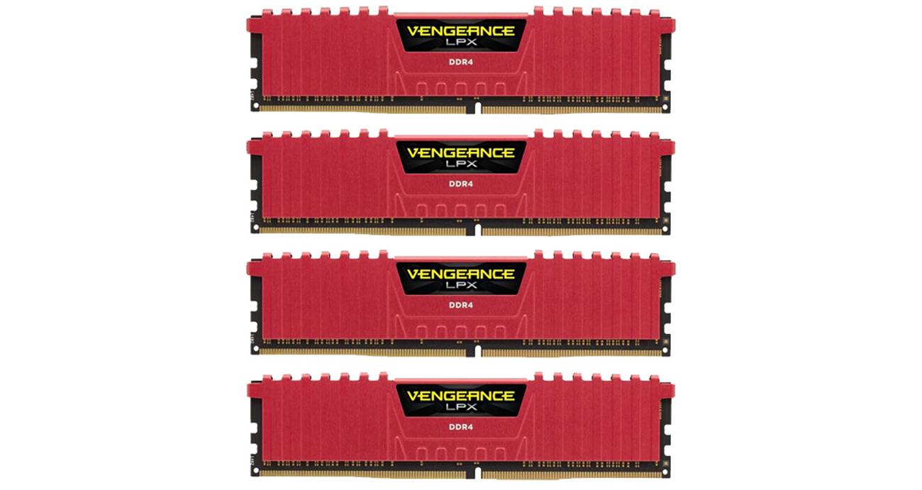 Pamięć DDR4 Corsair 16384MB 2800MHz Vengeance LPX Red CL16