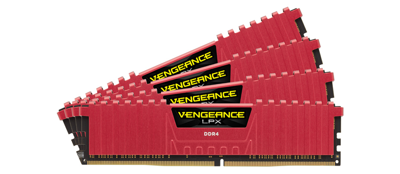Pamięć DDR4 Corsair 16384MB 2800MHz Vengeance LPX Red CL16