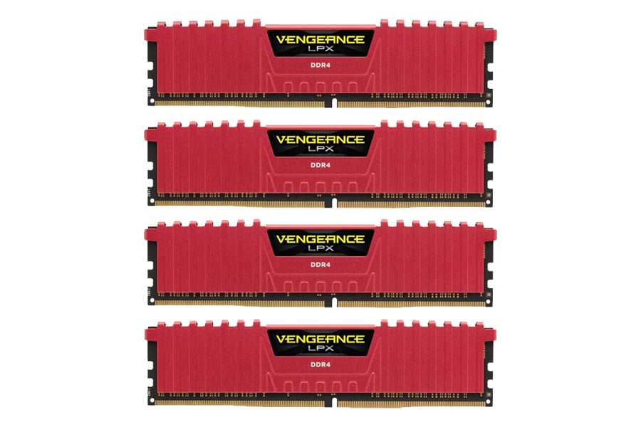 Pamięć DDR4 Corsair 16384MB 2666MHz Vengeance LPX Red CL15