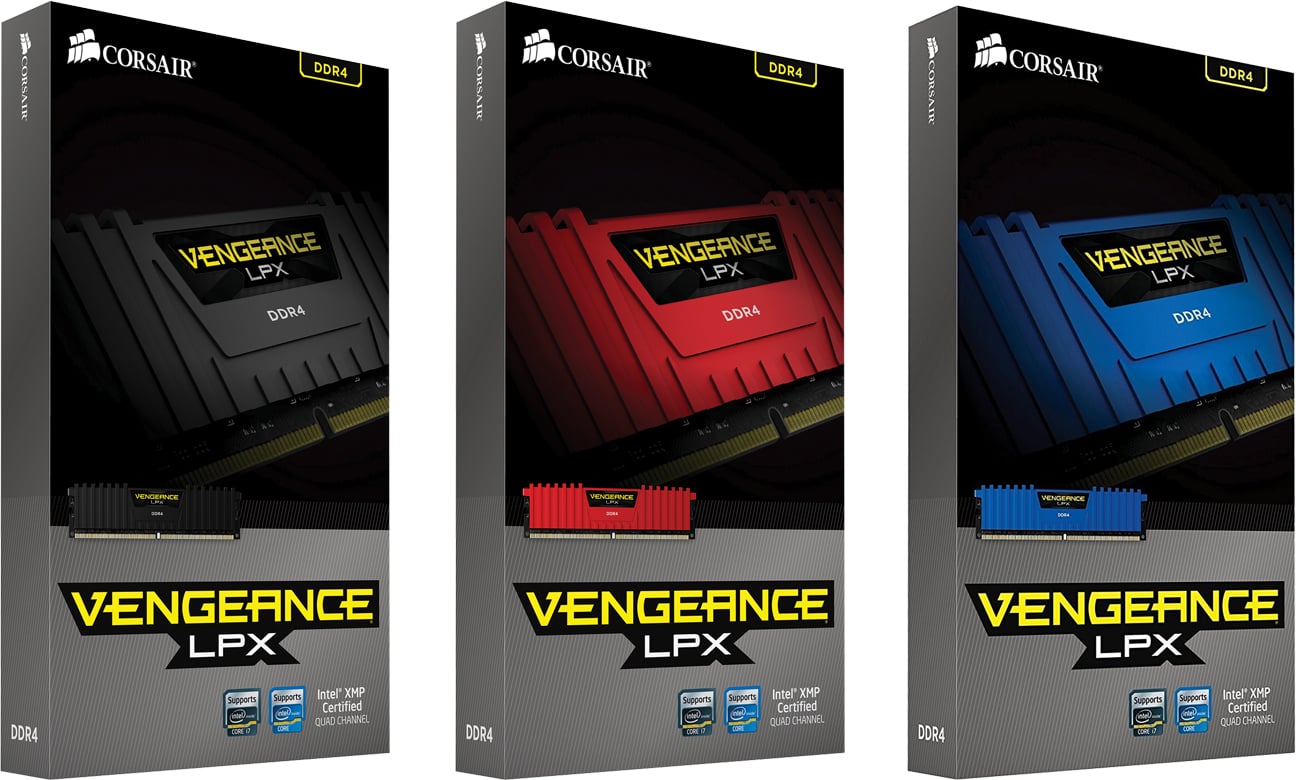 Corsair Vengeance LPX warianty kolorystyczne