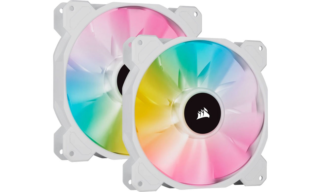 Corsair iCUE SP140 RGB ELITE PWM White Double Pack 2x 140 mm