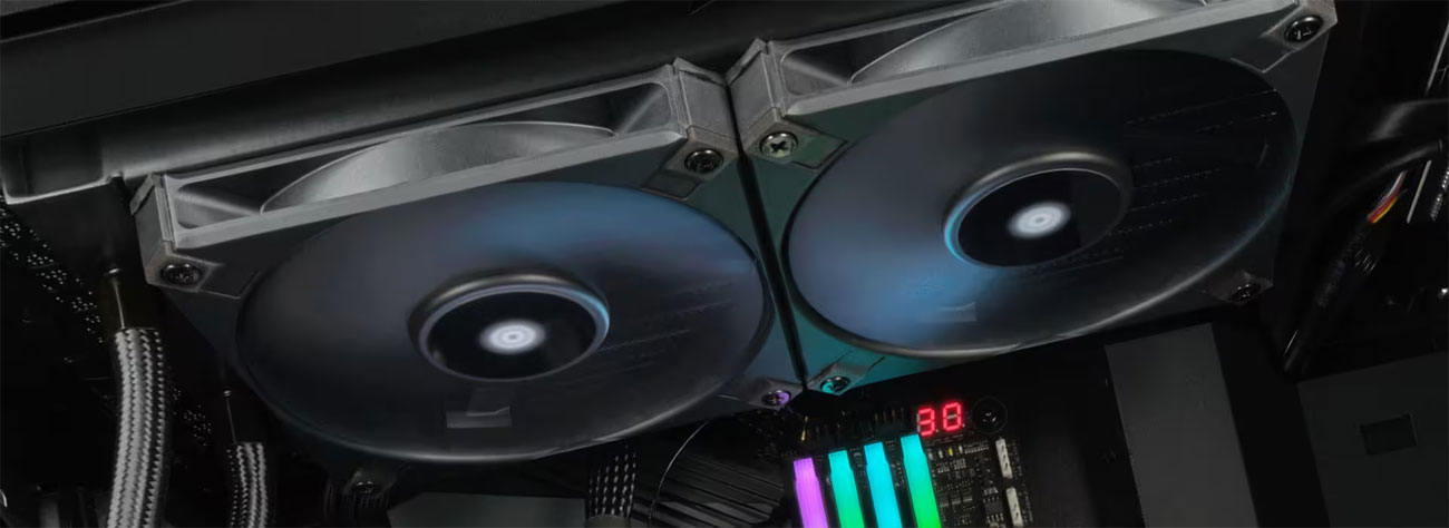 Corsair AF120 SLIM PWM 120 mm w użyciu