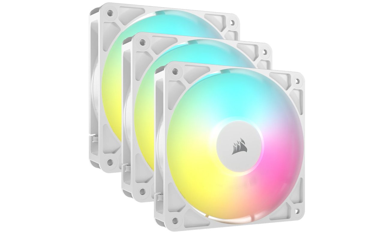 Wentylator Corsair RS120 ARGB White Triple Pack 3x120mm