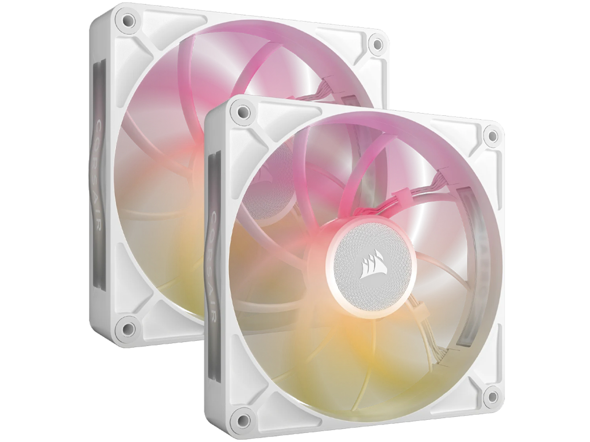 Wentylator Corsair iCUE LINK RX140 RGB MAX White Dual Pack 2x140mm