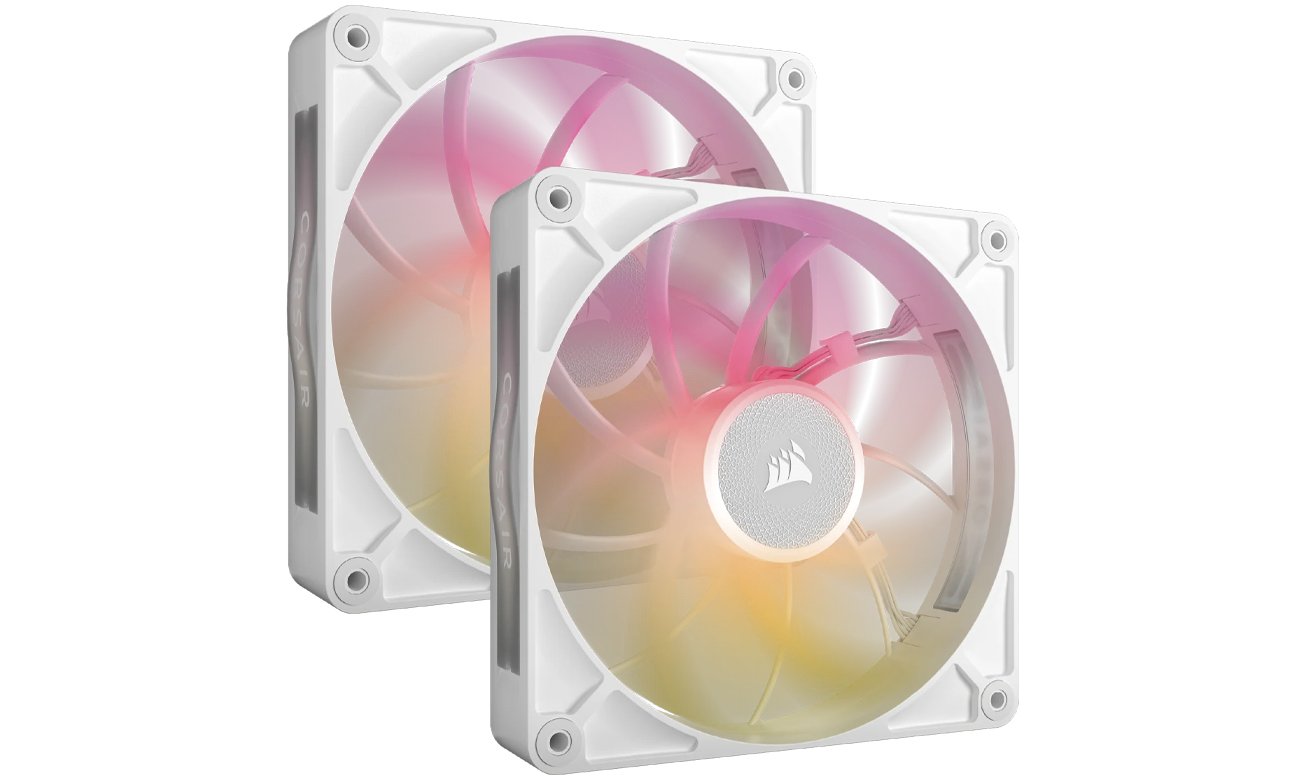 Wentylator Corsair iCUE LINK RX140 RGB MAX White Dual Pack 2x140mm