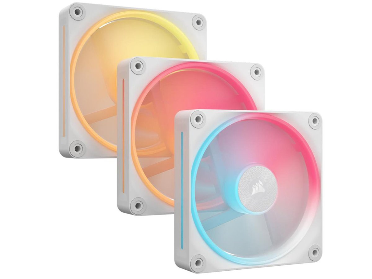 Wentylator Corsair iCUE LINK LX120R RGB White Triple Pack 3x120mm